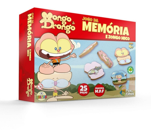 Jogo Da Memória Infantil Educativo Bichinhos 25 Peças Em Mdf